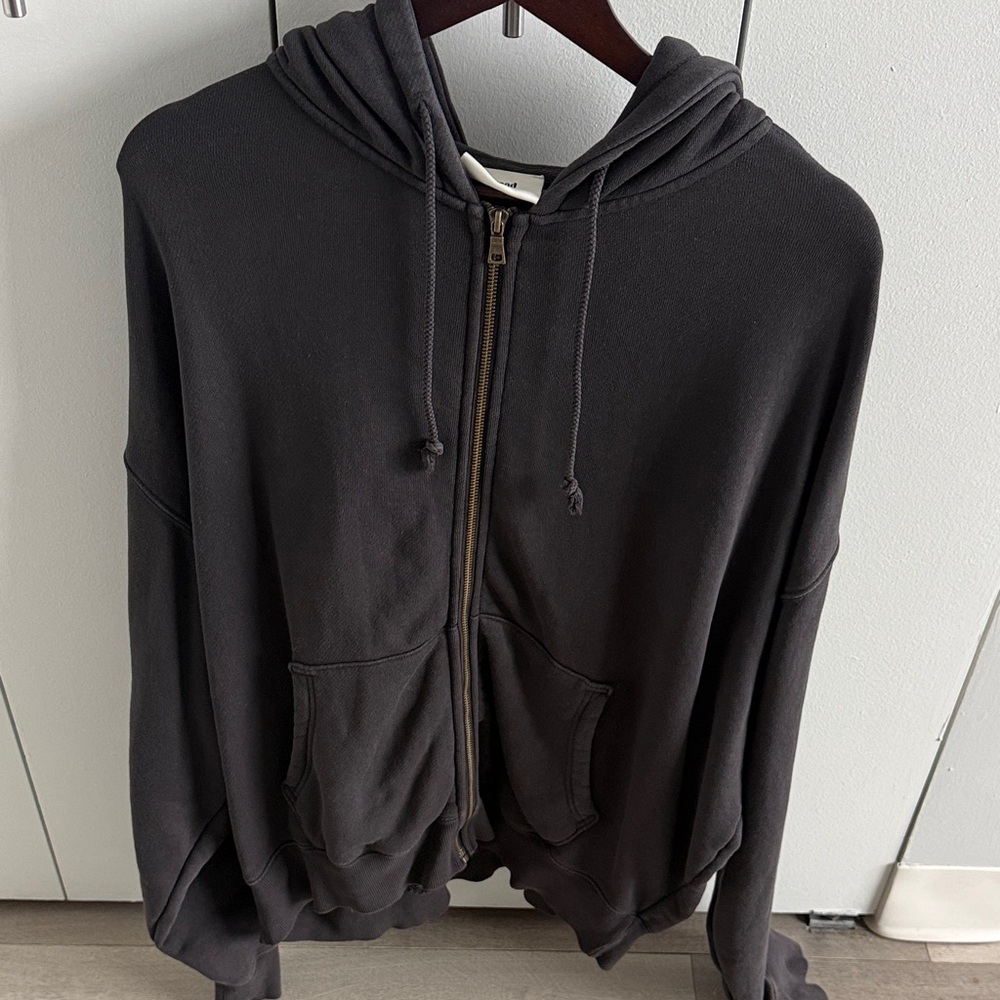 Elwood Core Zip Up Hoodie Black Large